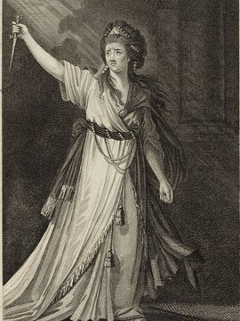 Porträt von Scholz, Edmunda  (Litteratur- u. Theater-Zeitung., 1783, 1. T., ungez. Bl. am Anf. d. 1. Teils. [Zuschnitt auf Schmuckrahmen])