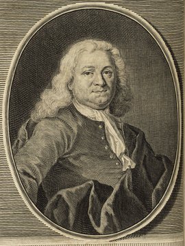 Porträt von Vitriarius, Johann Jakob  (Deutsche Acta Eruditorum., 1732, 171. T., ungez. Bl. vor S. 153. [Zuschnitt auf Schmuckrahmen])