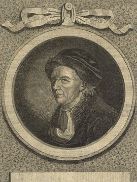 Porträt von Euler, Leonhard  (Allgemeine deutsche Bibliothek., 1783, 53. Bd., 1. St., ungez. Bl. am Anf. d. Bandes. [Zuschnitt auf Schmuckrahmen])