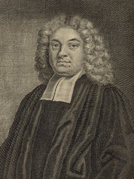 Porträt von Ziegenbalg, Bartholomäus  (Deutsche Acta Eruditorum., 1719, 60. T., ungez. Bl. vor S. 853. [Zuschnitt auf Schmuckrahmen])