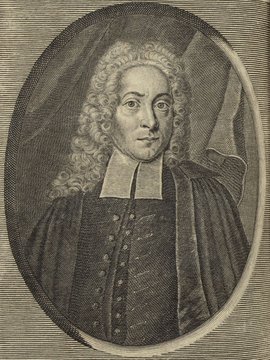 Porträt von Zorn, Peter  (Deutsche Acta Eruditorum., 1737, 216. T., ungez. Bl. v. S. 837. [Zuschnitt auf Schmuckrahmen])