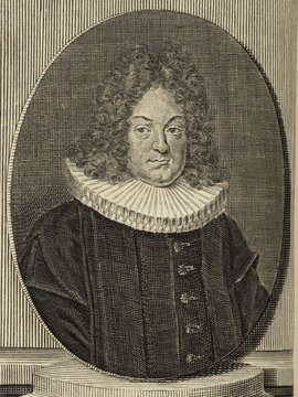 Porträt von Winckler, Johann Friedrich  (Deutsche Acta Eruditorum., 1713, 9. T., ungez. Bl. vor S. 718. [Zuschnitt auf Schmuckrahmen])