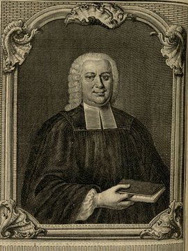 Porträt von Georgii, Jacob Fridrich  (Zuverläßige Nachrichten von dem gegenwärtigen Zustande der Wissenschaften., 1753, 164. T., ungez. Bl. vor S. 552. [Zuschnitt auf Schmuckrahmen])