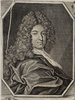 Porträt von Ludolf, Georg Melchior von  (Neue Bibliothec oder Nachricht und Urtheile von neuen Büchern., 1712, 18. St., ungez. Bl. vor S. 651. [Zuschnitt auf Schmuckrahmen])