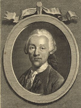 Porträt von Morus, Samuel Friedrich Nathanael  (Neue Bibliothek der schönen Wissenschaften., 1778, 22. Bd., 1. St., ungez. Bl. am Anf. d. Bandes. [Zuschnitt auf Schmuckrahmen])