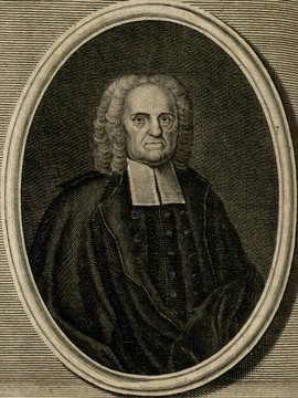 Porträt von Bernd, Adam  (Zuverläßige Nachrichten von dem gegenwärtigen Zustande der Wissenschaften., 1745, 66. T., ungez. Bl. vor S. 381. [Zuschnitt auf Schmuckrahmen])