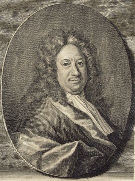 Porträt von Zeno, Apostolo  (Deutsche Acta Eruditorum., 1721, 73. T., ungez. Bl. am Anf. d. Bandes. [Zuschnitt auf Schmuckrahmen])