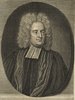 Porträt von Swift, Jonathan  (Deutsche Acta Eruditorum., 1730, 153. T., ungez. Bl. vor S. 609. [Zuschnitt auf Schmuckrahmen])
