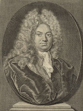 Porträt von Lichtwer, Magnus Gottfried  (Deutsche Acta Eruditorum., 1719, 62. T., ungez. Bl. vor S. 77. [Zuschnitt auf Schmuckrahmen])