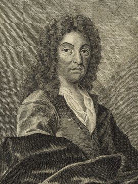 Porträt von Scheuchzer, Johann Jacob  (Deutsche Acta Eruditorum., 1726, 119. T., ungez. Bl. vor S. 741. [Zuschnitt auf Schmuckrahmen])