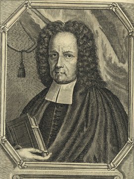 Porträt von Hocker, Johann Ludwig  (Fränckische Acta Erudita et Curiosa., 1731, 22. Slg., ungez. Bl. vor S. 813. [Zuschnitt auf Schmuckrahmen])