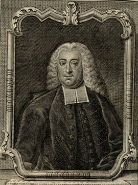 Porträt von Chladni, Johann Martin  (Zuverläßige Nachrichten von dem gegenwärtigen Zustande der Wissenschaften., 1749, 119. T., ungez. Bl. vor S. 790. [Zuschnitt auf Schmuckrahmen])