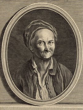 Porträt von Coste, Pierre  (Zuverläßige Nachrichten von dem gegenwärtigen Zustande der Wissenschaften., 1748, 97. T., ungez. Bl. am Anf. d. Bandes. [Zuschnitt auf Schmuckrahmen])