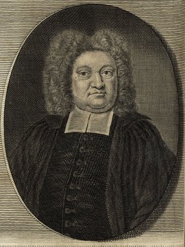 Porträt von Weickhmann, Joachim  (Deutsche Acta Eruditorum., 1732, 166. T., ungez. Bl. vor S. 685. [Zuschnitt auf Schmuckrahmen])