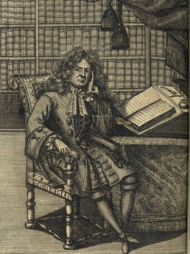Porträt von Teissier, Antoine  (Neuer Bücher-Saal der gelehrten Welt., 1716, 59. Oeffn., ungez. Bl. vor S. 781. [Zuschnitt auf Schmuckrahmen])