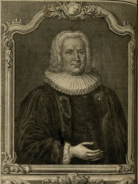 Porträt von Stemler, Johann Christian  (Zuverläßige Nachrichten von dem gegenwärtigen Zustande der Wissenschaften., 1752, 152. T., ungez. Bl. vor S. 356. (S. 556 !) [Zuschnitt auf Schmuckrahmen])