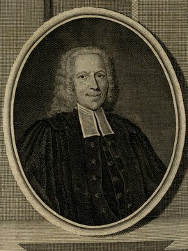 Porträt von Stieglitz, Christoph Ludwig  (Zuverläßige Nachrichten von dem gegenwärtigen Zustande der Wissenschaften., 1740, 12. T., ungez. Bl. vor S. 829. [Zuschnitt auf Schmuckrahmen])