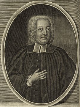 Porträt von Brucker, Johann Jakob  (Deutsche Acta Eruditorum., 1736, 206. T., ungez. Bl. vor S. 77. [Zuschnitt auf Schmuckrahmen])