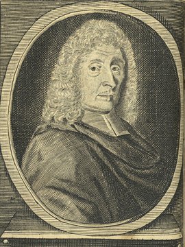 Porträt von Ray, John  (Neuer Bücher-Saal der gelehrten Welt., 1712, 17. Oeffn., ungez. Bl. vor S. 301. [Zuschnitt auf Schmuckrahmen])