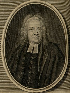 Porträt von Creiling, Johann Conrad  (Zuverläßige Nachrichten von dem gegenwärtigen Zustande der Wissenschaften., 1742, 36. T., ungez. Bl. vor S. 899. [Zuschnitt auf Schmuckrahmen])