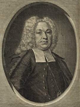 Porträt von Klausing, Heinrich  (Deutsche Acta Eruditorum., 1736, 202. T., ungez. Bl. vor S. 686. [Zuschnitt auf Schmuckrahmen])