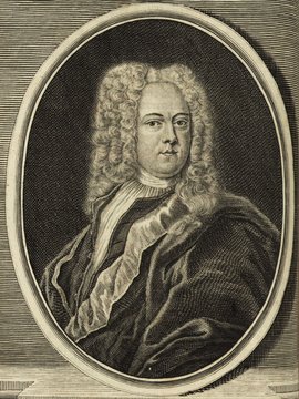Porträt von Pistorius, Wilhelm Friedrich von  (Deutsche Acta Eruditorum., 1734, 184. T., ungez. Bl. vor S. 229. [Zuschnitt auf Schmuckrahmen])