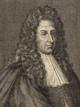 Porträt von Silvestri, Camillo  (Deutsche Acta Eruditorum., 1722, 76. T., ungez. Bl. vor S. 227. [Zuschnitt auf Schmuckrahmen])