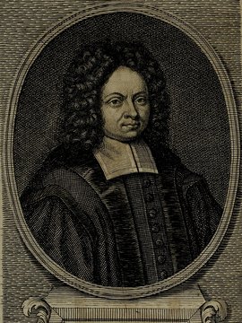 Porträt von Lange, Joachim  (Neue Bibliothec oder Nachricht und Urtheile von neuen Büchern., 1717, 55. St., ungez. Bl. vor S. 333. [Zuschnitt auf Schmuckrahmen])