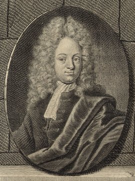 Porträt von Pagenstecher, Johann Friedrich Wilhelm  (Deutsche Acta Eruditorum., 1716, 44. T., ungez. Bl. vor S. 533. [Zuschnitt auf Schmuckrahmen])