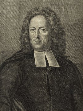 Porträt von Jablonski, Daniel Ernst  (Deutsche Acta Eruditorum., 1726, 116. T., ungez. Bl. vor S. 513. [Zuschnitt auf Schmuckrahmen])