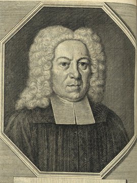 Porträt von Köhler, Georg Nicolaus  (Fränckische Acta Erudita et Curiosa., 1730, 19. Slg., ungez. Bl. v. S. 543. [Zuschnitt auf Schmuckrahmen])