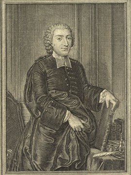 Porträt von Götz, Johann Nikolaus  (Allgemeine deutsche Bibliothek., 1772, 16. Bd., 1. St., ungez. Bl. am Anf. d. Bandes. [Zuschnitt auf Schmuckrahmen])