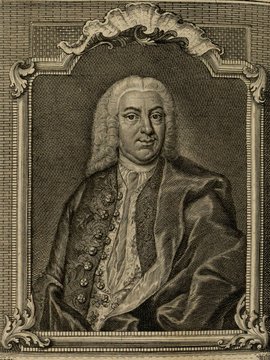 Porträt von Mauchart, Burchard David  (Zuverläßige Nachrichten von dem gegenwärtigen Zustande der Wissenschaften., 1751, 144. T., ungez. Bl. vor S. 750. [Zuschnitt auf Schmuckrahmen])