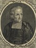 Porträt von Baillet, Adrien  (Neuer Bücher-Saal der gelehrten Welt., 1715, 49. Oeffn., ungez. Bl. am Anf. d. Bandes. [Zuschnitt auf Schmuckrahmen])