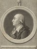 Porträt von Beil, Johann David  (Litteratur- u. Theater-Zeitung., 1784, 3. T., ungez. Bl. am Anf. d. 3. Teils. [Zuschnitt auf Schmuckrahmen])