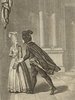 Porträt von Doebbelin, Caroline Maximiliane  (Litteratur- u. Theater-Zeitung., 1778, 1. T., zu S. 144. [Zuschnitt auf Schmuckrahmen])