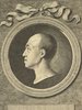 Porträt von Eberhard, Johann August  (Allgemeine deutsche Bibliothek., 1779, 37. Bd., 1. St., ungez. Bl. am Anf. d. Bandes. [Zuschnitt auf Schmuckrahmen])