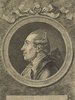 Porträt von Engel, Johann Jakob  (Allgemeine deutsche Bibliothek., 1779, 39. Bd., 1. St., ungez. Bl. am Anf. d. Bandes. [Zuschnitt auf Schmuckrahmen])