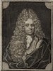 Porträt von Besser, Johann von  (Neue Bibliothec oder Nachricht und Urtheile von neuen Büchern., 1711, 15. St., ungez. Bl. vor S. 367. [Zuschnitt auf Schmuckrahmen])