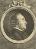 Porträt von Basedow, Johann Bernhard  (Allgemeine deutsche Bibliothek., 1774, 21. Bd., 1. St., ungez. Bl. am Anf. d. Bandes. [Zuschnitt auf Schmuckrahmen])