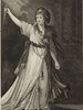 Porträt von Scholz, Edmunda  (Litteratur- u. Theater-Zeitung., 1783, 1. T., ungez. Bl. am Anf. d. 1. Teils. [Zuschnitt auf Schmuckrahmen])