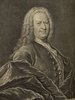 Porträt von Stieglitz, Christian Ludwig  (Zuverläßige Nachrichten von dem gegenwärtigen Zustande der Wissenschaften., 1744, 57. T., ungez. Bl. vor S. 609. [Zuschnitt auf Schmuckrahmen])