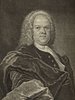 Porträt von Hausen, Christian August  (Deutsche Acta Eruditorum., 1737, 215. T., ungez. Bl. vor S. 761. [Zuschnitt auf Schmuckrahmen])