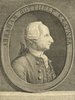 Porträt von Kästner, Abraham Gotthelf  (Allgemeine deutsche Bibliothek., 1772, 17. Bd., 1. St., ungez. Bl. am Anf. d. Bandes. [Zuschnitt auf Schmuckrahmen])