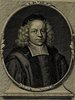 Porträt von Francke, August Hermann  (Neue Bibliothec oder Nachricht und Urtheile von neuen Büchern., 1716, 54. St., ungez. Bl. vor S. 253. [Zuschnitt auf Schmuckrahmen])