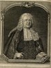 Porträt von Cramer, Johann Ulrich von  (Zuverläßige Nachrichten von dem gegenwärtigen Zustande der Wissenschaften., 1756, 203. T., ungez. Bl. vor S. 784. [Zuschnitt auf Schmuckrahmen])