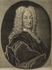 Porträt von Heumann, Christoph August  (Deutsche Acta Eruditorum., 1732, 172. T., ungez. Bl. vor S. 229. [Zuschnitt auf Schmuckrahmen])