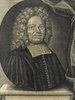 Porträt von Basnage de Beauval, Jacques  (Neuer Bücher-Saal der gelehrten Welt., 1715, 48. Oeffn., ungez. Bl. vor S. 841. [Zuschnitt auf Schmuckrahmen])