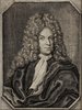 Porträt von Titius, Gottlieb Gerhard  (Neue Bibliothec oder Nachricht und Urtheile von neuen Büchern., 1711, 12. St., ungez. Bl. vor S. 105. [Zuschnitt auf Schmuckrahmen])