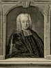 Porträt von Zimmermann, Johannes Jakob  (Zuverläßige Nachrichten von dem gegenwärtigen Zustande der Wissenschaften., 1755, 181. T., ungez. Bl. am Anfang d. Bandes. [Zuschnitt auf Schmuckrahmen])